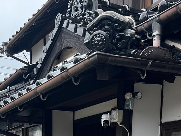 唐津市・個人宅の防犯カメラ設置例